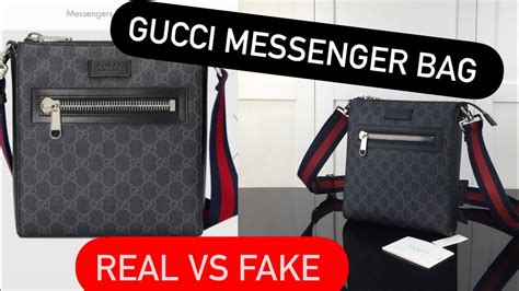 mens gucci messenger bag replica|How to Spot a Fake Gucci Bag .